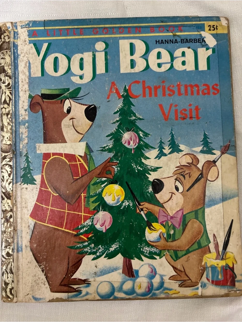 VTG 1961,62,64 bundle 3 HANNA BARBERA Little Golden Book Yogi Bear Touche PeterP